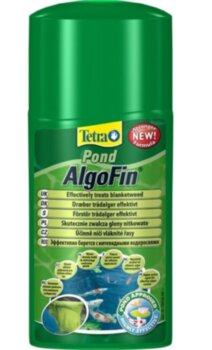 Препарат для пруда TetraPond AlgoFin 500мл. Препарат, предназначенный для интенсивной борьбы с нитевидными водорослями (сине-зелеными водорослями, ряской).