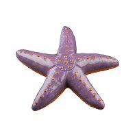 Декорация с GLO-эффектом Glofish Морская звезда 12,7х5,1х10,2 см.