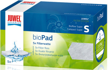 Синтепон для аквариумного фильтра Juwel Bioflow Super/Compact Super (5 шт.) Фильтровальная вата JUWEL собирает крупные частицы грязи в воде, выступая в качестве механического фильтра грубой очистки.