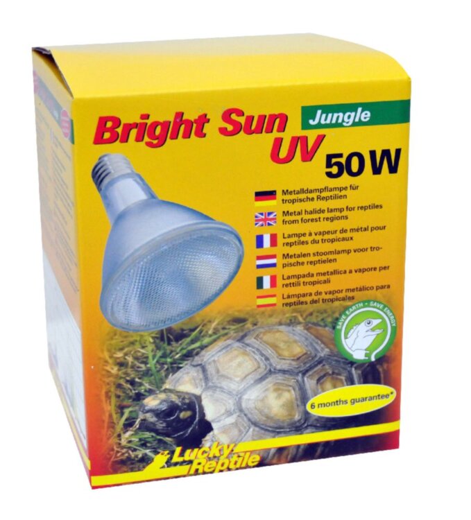 Лампа Reptile Life МГ Bright Sun UV Jungle 50Вт, цоколь Е27