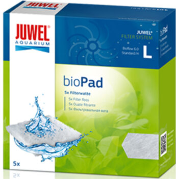 Синтепон для аквариумного фильтра Juwel Standart/Bioflow 6.0 (5 шт.) Фильтровальная вата JUWEL собирает крупные частицы грязи в воде, выступая в качестве механического фильтра грубой очистки.