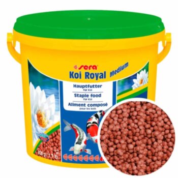 Основной корм для карпов Кои Sera Koi Royal ST medium 3,8л/800г . Основной корм для карпов Кои от 12 до 25 см, для сбалансированного роста