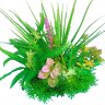 Композиция из пластиковых растений для аквариума 15 см. Prime M621