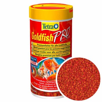 Высококачественный корм для золотых рыбок Tetra Goldfish Pro, банка 250 мл. Высококачественный питательный корм для всех видов золотых рыб.
