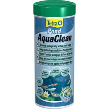 Препарат для пруда TetraPond AquaClean 300мл. Профилактический препарат в виде порошка, предназначенный для ухода за садовым прудом для обеспечения чистоты воды и устранения всех неприятных запахов