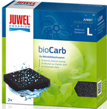 Губка угольная для аквариумного фильтра Juwel Standart/Bioflow 6.0 (2 шт.) Угольная губка JUWEL абсорбирует вещества, вызывающие неприятный запах и помутнение, а также ядовитые соединения и обеспечивает кристальную чистоту воды в Вашем аквариуме.