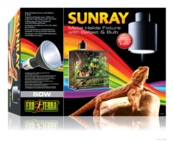 Светильник Exo-Terra Sunray 50Вт Светильник Sunray с балластом и лампой в комплекте до 50Вт