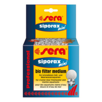 Супер био-керамика для аквариумного фильтра Sera Siporax Mini Professional (гранулы 5 мм.) 130 гр. Высокоэффективные керамические шарики для аквариумного фильтра, обладают большой площадью поверхности для расселения бактерий. 