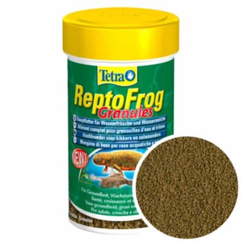 Корм для водных лягушек и тритонов Tetra Repto Frog Granules 100 мл. Полноценный корм для водных лягушек и тритонов