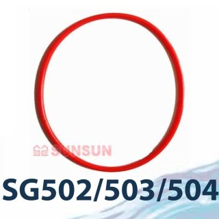Прокладка для фильтра Sunsun HW-502 Сменное уплотнительное резиновое кольцо для внешнего фильтра Sunsun HW-502 (красное)