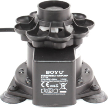 Погружной аэратор Boyu PY 104 (с LED подсветкой) Погружной компрессор Боё для аквариума Погружной, донный насос-аэратор с LED подсветкой.