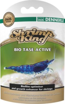 Добавка Dennerle Shrimp King BioTase Active 30 г. Добавка нормализующая микрофлору в аквариумах с пресноводными креветками, 30г