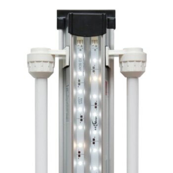 Светильник для аквариумов Биодизайн Гибрид T8 + LED Scape Hybrid Maxi Light (60 см.) Светильник с совмещением люминесцентной и LED технологий в одном светильнике. Предназначена для потребителей требующих максимальный световой поток при установке на штатное посадочное место в крышке аквариума.