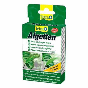 Средство против водорослей Tetra Algetten 12 табл. Средство против водорослей, для долговременного уничтожения водорослей и для применения в профилактических целях.