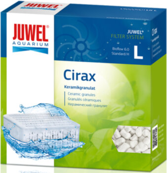 Биокерамический наполнитель для аквариумного фильтра Juwel Cirax Standard/Bioflow 6.0 Cirax представляет собой биологическое средство для фильтрации, высокопористая обширная поверхность которого наделена оптимальными свойствами, способствующими размножению бактерий.
