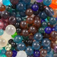 Грунт Prime стеклянный цветные шары 1 кг. 3-6 мм.