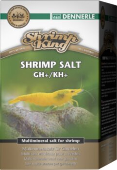 Добавка Dennerle Shrimp King Shrimp Salt GH+/KH+ 200 г. Добавка для повышения жесткости в аквариумах с пресноводными креветками, 200г