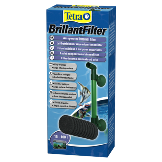 Аэрофильтр Tetra Brillant Filter Аэрофильтр для аквариума Тетра, идеальный процесс механической и биологической очистки воды, работает от компрессора.