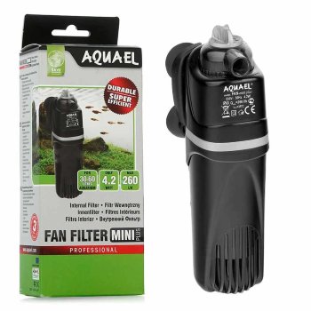 Фильтр внутренний Aquael Fan Mini Plus Легендарный внутренний фильтр Aquael Fan Mini Plus, для аквариума 30 - 60 литров. С регулировкой потока, наполнителями, с функцией насыщения воды кислородом. Готов к работе!