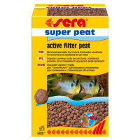 Черный торф для аквариумного фильтра Sera Super Peat 500 гр.
