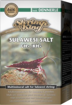 Добавка Dennerle Shrimp King Sulawesi Salt GH+/KH+ 200 г. Добавка для повышения жесткости в аквариумах с креветками озер Сулавеси, 200г
