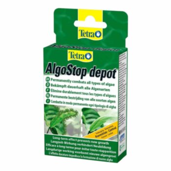 Средство против водорослей Tetra Algo Stop Depot 12 табл. Средство против водорослей, эффективно борется со всеми видами водорослей и предотвращает их повторное появление.