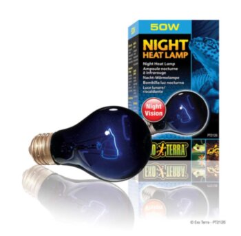 Лампа NIGHT HEAT LAMP A19 50Вт Moonlight Exo Terra ​Создает эффект лунного света, используется для ночного освещения 
