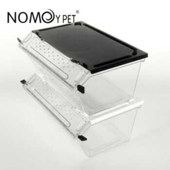 Отсадник пластиковый Nomoy Pet Nomo breeding box 24х16,5х10,5 см. Предназначен для профессионального содержания или продажи террариумных животных.