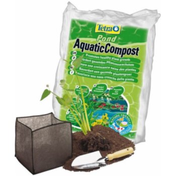Питательный грунт для пруда TetraPond Aquatic Compost 4л. Питательный грунт для пруда, с удобрением для водных растений. 