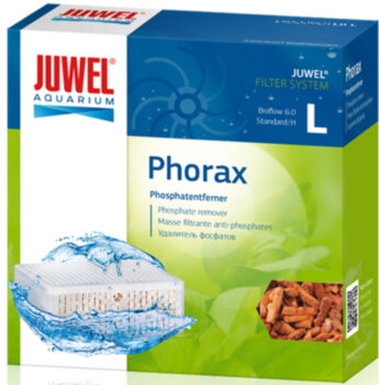 Удалитель фосфатов для аквариумного фильтра Juwel Phorax Bioflow 6.0 /  Standard JUWEL Phorax представляет собой высокоэффективное фильтрующее средство для разложения фосфатов в Вашем аквариуме.