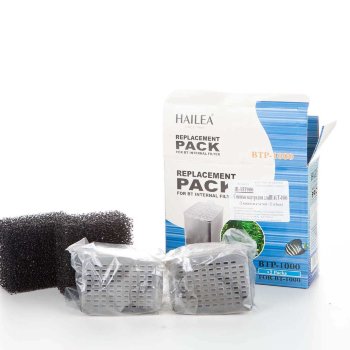 Сменные картриджи для аквариумного фильтра Hailea Beaut 1000 Картриджи для аквариумного фильтра Hailea Beaut 1000 (2 кассеты с углём+2 губки).