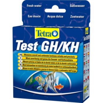 Тест для воды в аквариуме Tetra Test GH/KH 2х10мл. Тесты для определения карбонатной жесткости и общей жесткости в аквариуме