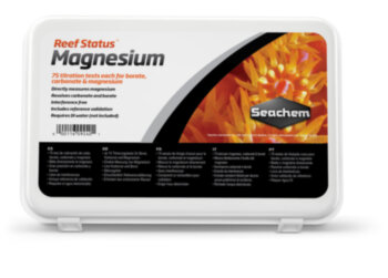 Тест для воды Seachem Reef Status: Magnesium Carbonate &amp; Borate Метод измерения уровня содержания магния данным тестом – титрование.