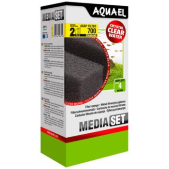 Губка для аквариумного фильтра Aquael ASAP 700 (2 шт.) Набор запасных (сменная) губок под аквариумный фильтр Акваэль ASAP 700 (2 шт.)