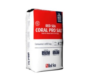 Соль морская Red Sea Coral Pro Salt 20 кг. Пакет Соль Красного моря Red Sea Coral Pro с повышенным содержанием кальция для дистилированной воды. 20кг на 600л (пакет)