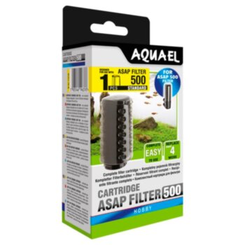Картридж сменный для аквариумного фильтра Aquael ASAP 500 (2 шт.) Картридж запасной (сменный) под аквариумный фильтр Акваэль ASAP 500 (2 шт.)
