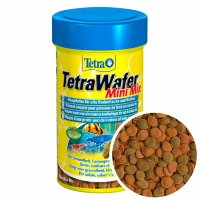 Корм для донных рыб Tetra Wafer Mini Mix, банка 100 мл.
