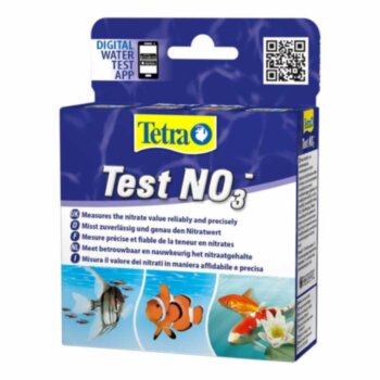 Тест для воды в аквариуме Нитраты Tetra Test NO3- 3 компонента Тест для воды в аквариуме, для определения количества нитратов как в пресноводном, так и в морском аквариуме