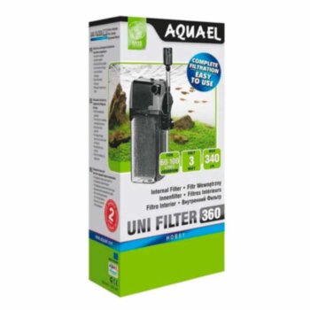 Фильтр внутренний Aquael Unifilter 360 Внутренний фильтр Aquael Unifilter 360, для аквариума 60 - 100 литров. С регулировкой потока, наполнителями, с функцией насыщения воды кислородом. Готов к работе!