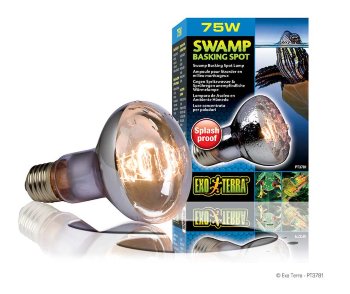 Лампа для болотных и водяных черепах Swamp Glo 75 Ватт Exo Terra Предназначена для создания зон нагрева черепах, для болотных и водяных черепах.