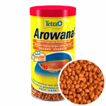 Корм для Арован Tetra Arowana, банка 1000 мл. Корм для Арован и других хищных рыб, альтернатива живому корму.