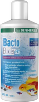 Бактерий Dennerle Bacto Elixier FB7 500 мл. Добавка бактерий для воды Dennerle Bacto Elixier FB7 500мл, на 2500 литров