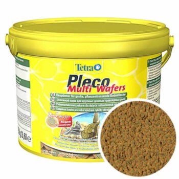 Корм для сомов Tetra Pleco Multi Wafers, ведро 3,6 л. Корм для всех крупных растительноядных донных рыб, сомов