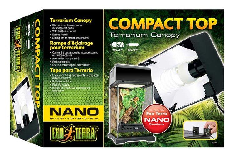 Компактный светильник Compact Top Nano для PT-2601 Exo Terra