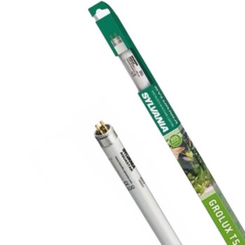 Лампа для роста растений в аквариуме Т5 Sylvania Gro 54W 120 см. Люминесцентные лампы для освещения растений при недостатке или полном отсутствии дневного света.