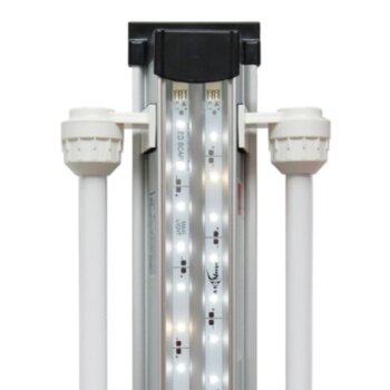 Светильник для аквариумов Биодизайн Гибрид T5 + LED Scape Hybrid Maxi Light (180 см.) Светильник с совмещением люминесцентной и LED технологий в одном светильнике. Предназначена для потребителей требующих максимальный световой поток при установке на штатное посадочное место в крышке аквариума.
